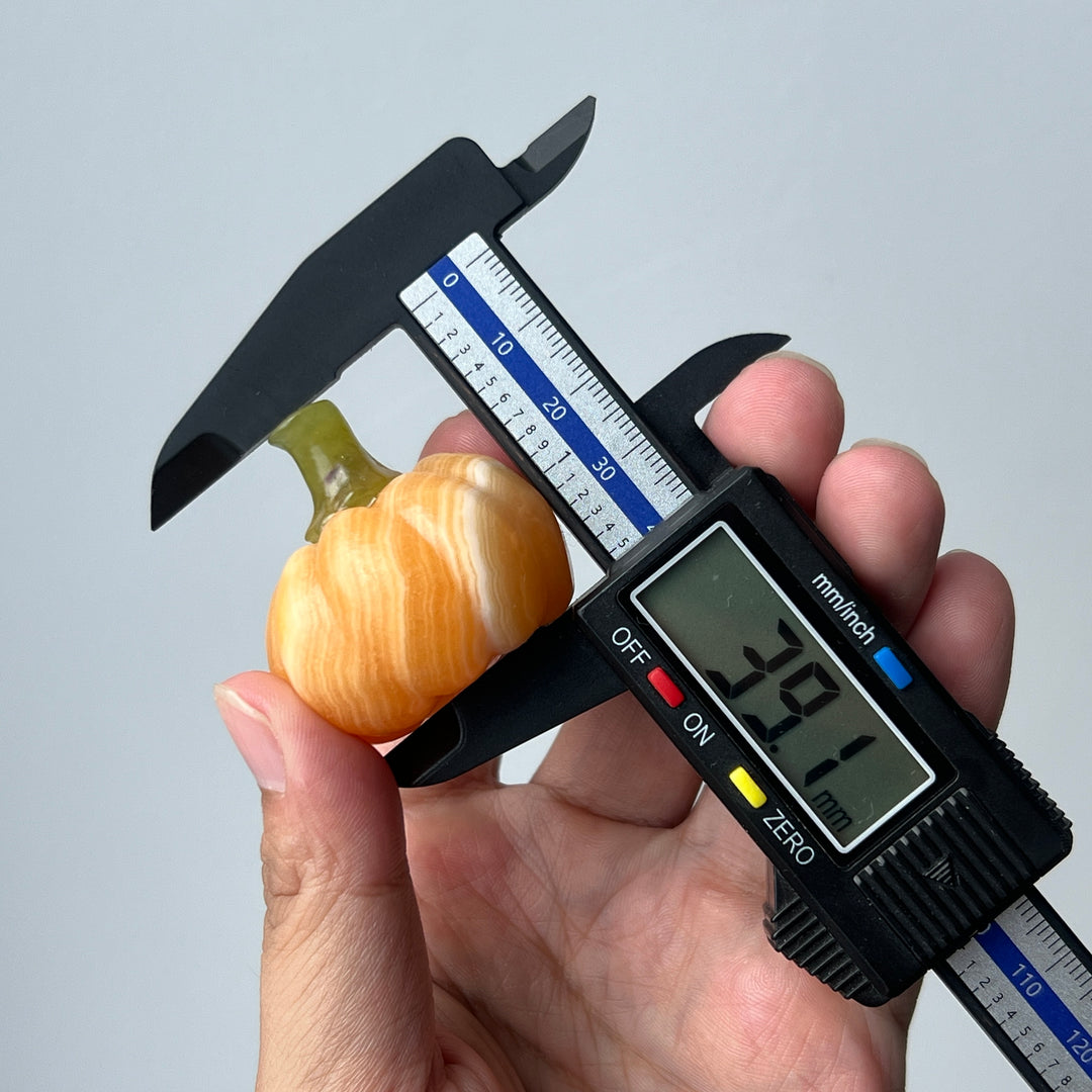 Yellow Calcite Pumpkin