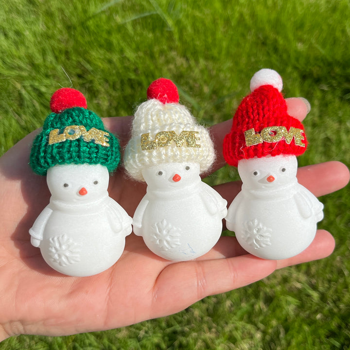 White Jade Cap Snowman