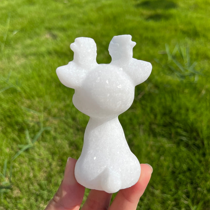 White Jade Deer Baby