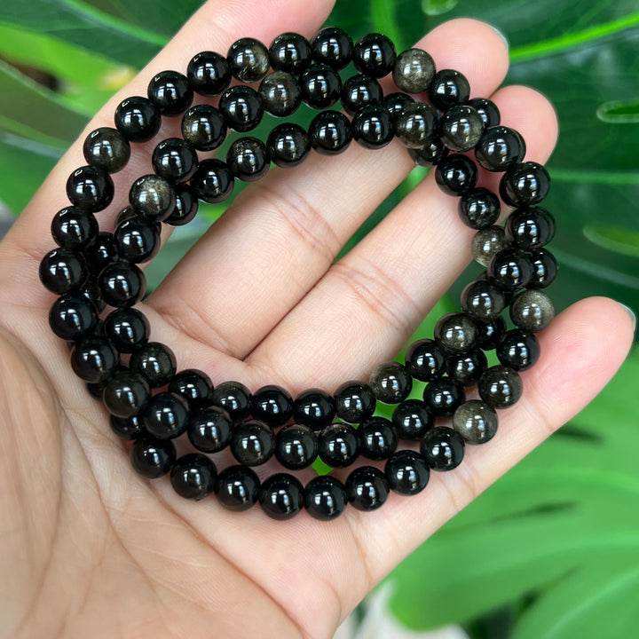 Golden Obsidian Bracelet 6.2~6.5mm