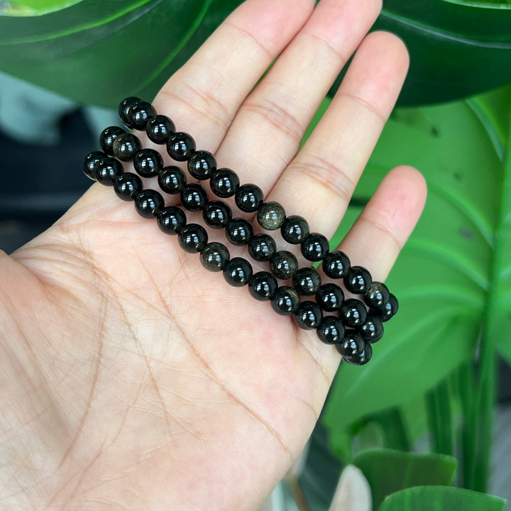 Golden Obsidian Bracelet 6.2~6.5mm