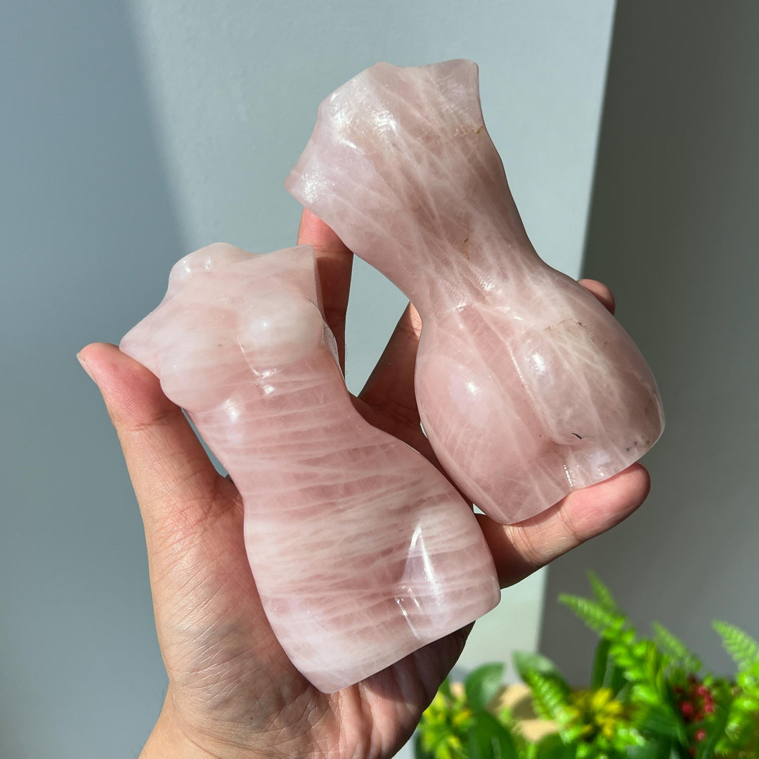 Rose Quartz Goddess Statue