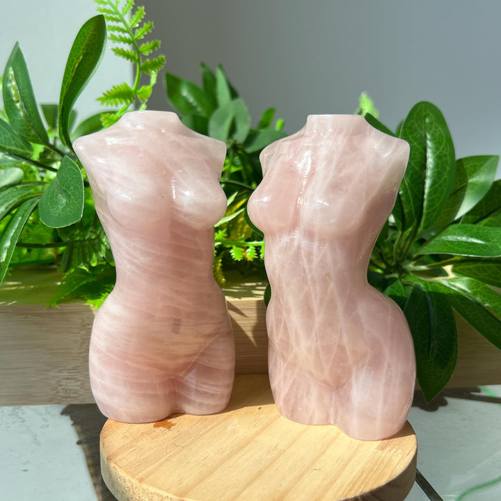 Rose Quartz Goddess Statue