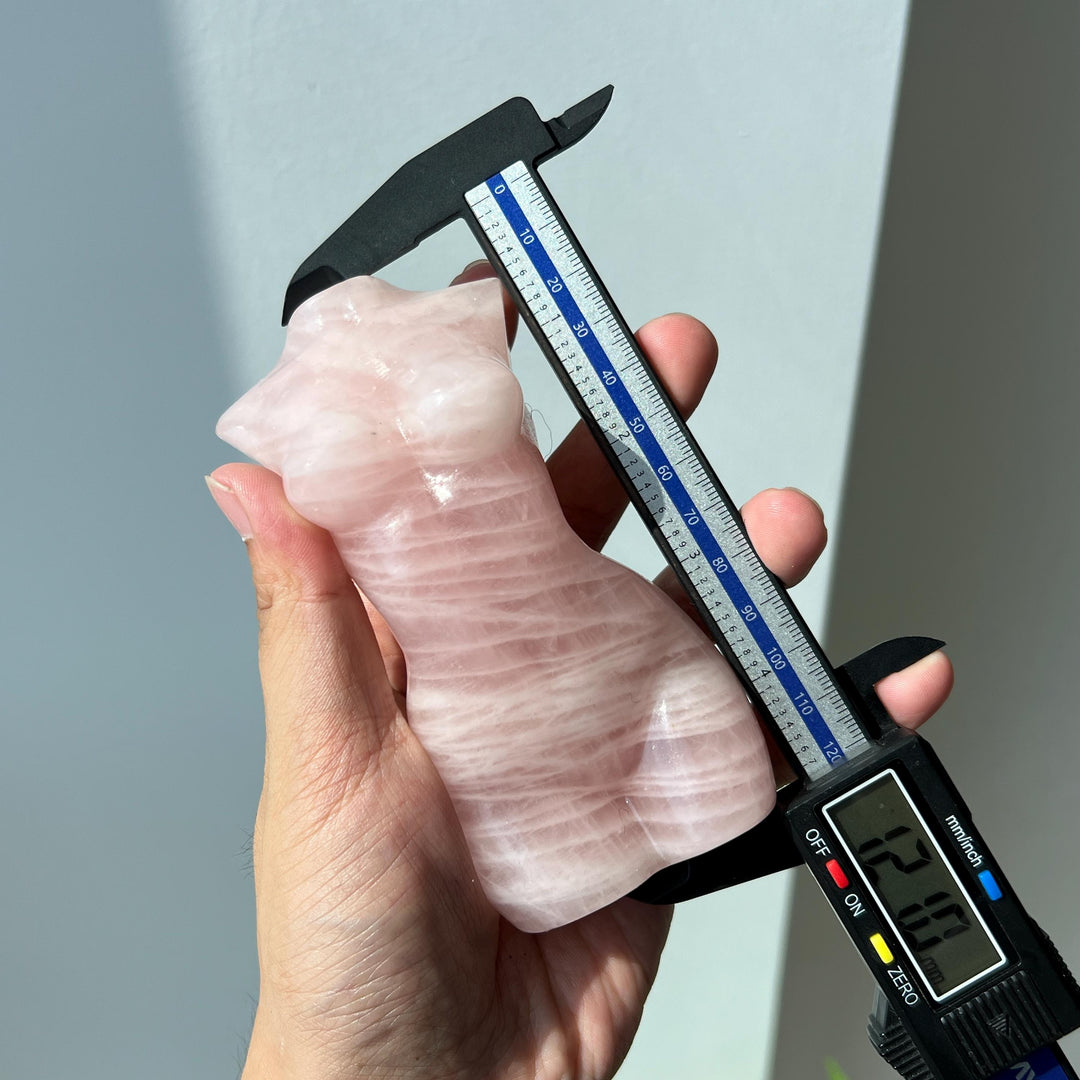 Rose Quartz Goddess Statue