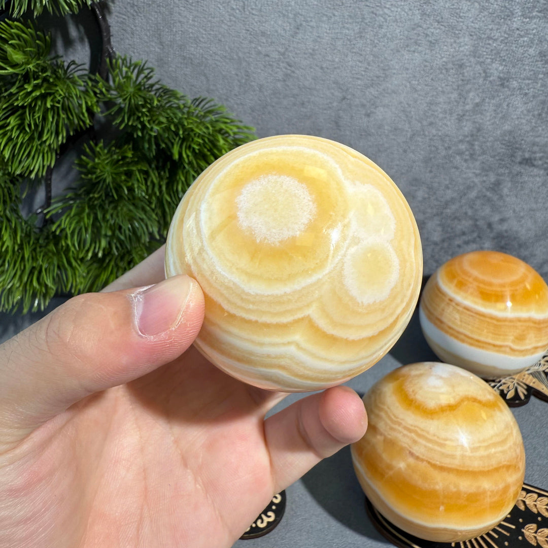 Yellow Calcite Sphere