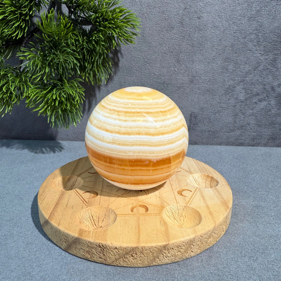 Yellow Calcite Sphere