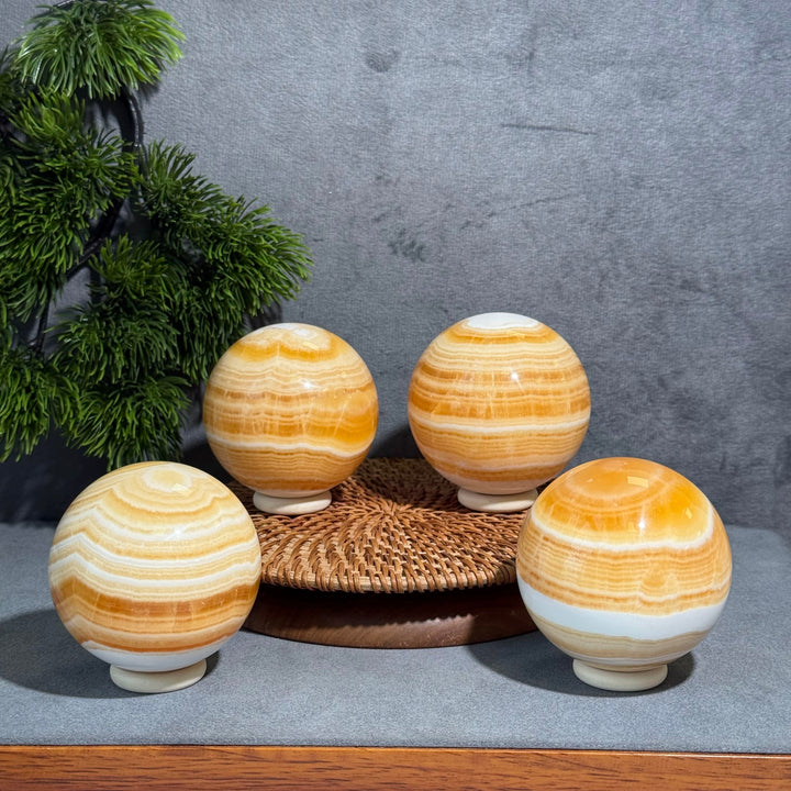 Yellow Calcite Sphere