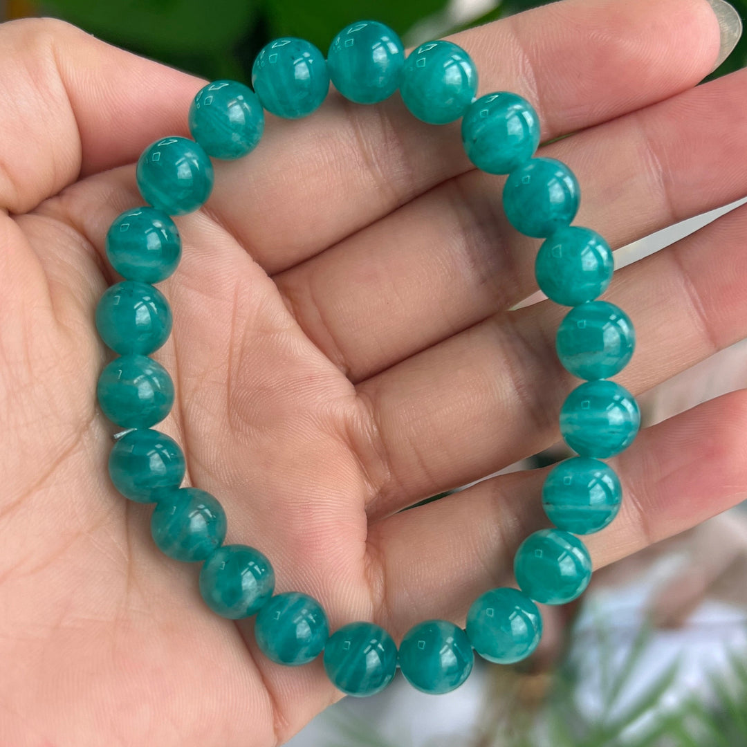 Zebra Amazonite Bracelet 8.7~9.2mm