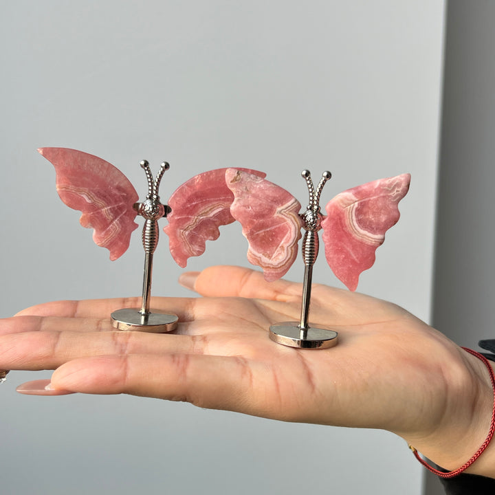 Unique,2.3"+Rhodochrosite Butterfly