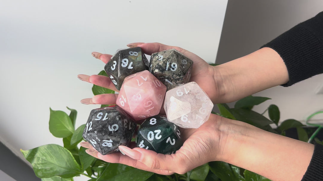 Crystal Multi-Faceted Dice