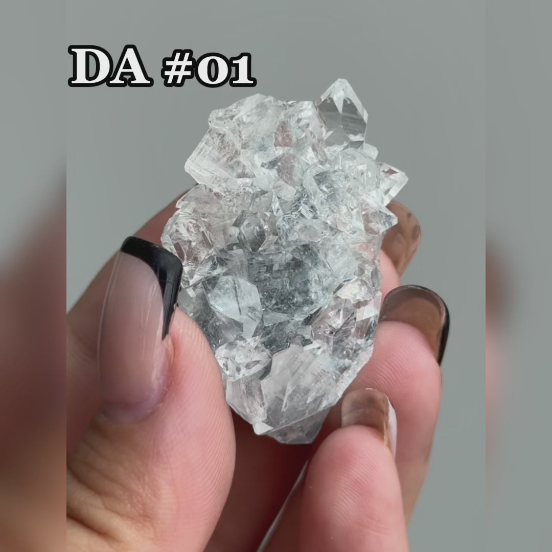 Unique, Diamond Apophyllite w/ Pink Zeolite Var.Stilbite
