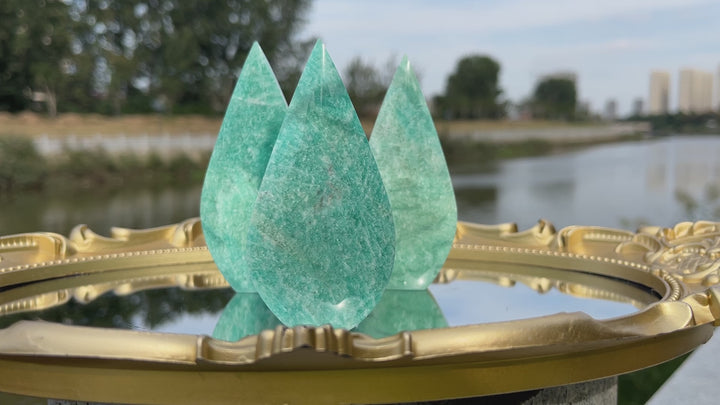 Natural Amazonite Waterdrop