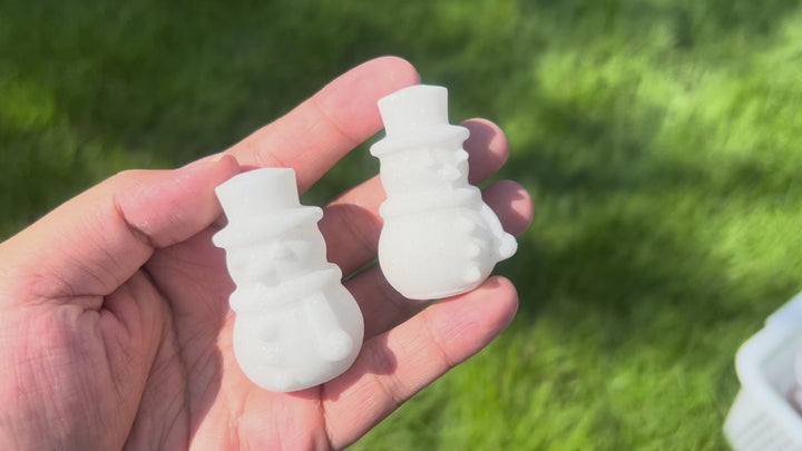 White Jade Snowman