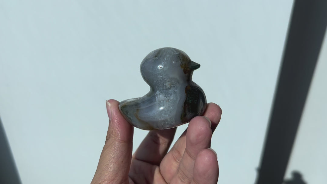 Crystal Carved Duck
