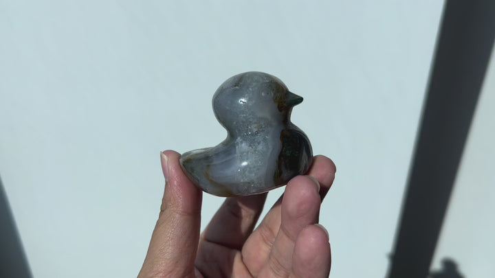 Crystal Carved Duck