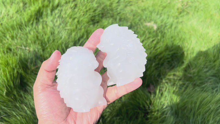 Clear Quartz Hedgehog