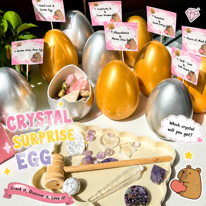 Kiki Crystal Golden Surprise Egg