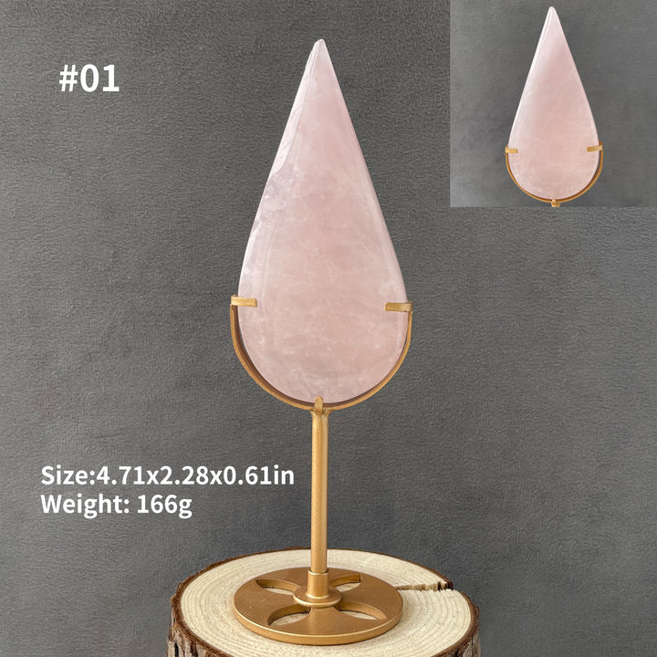 Unique,Natural Crystal Teardrop