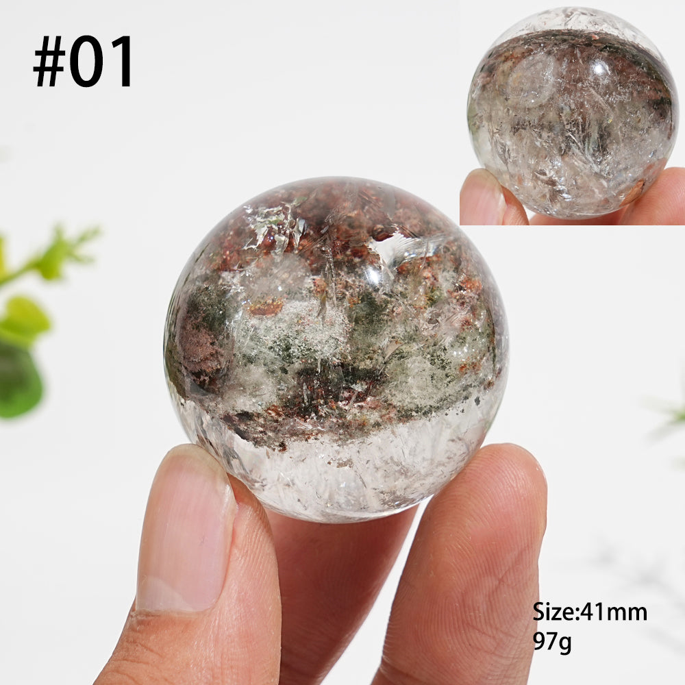 Unique,Natural Crystal Garden Quartz Sphere