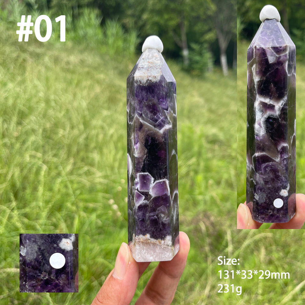 Unique,A Slightly Imperfect Natural Dream Amethyst Point