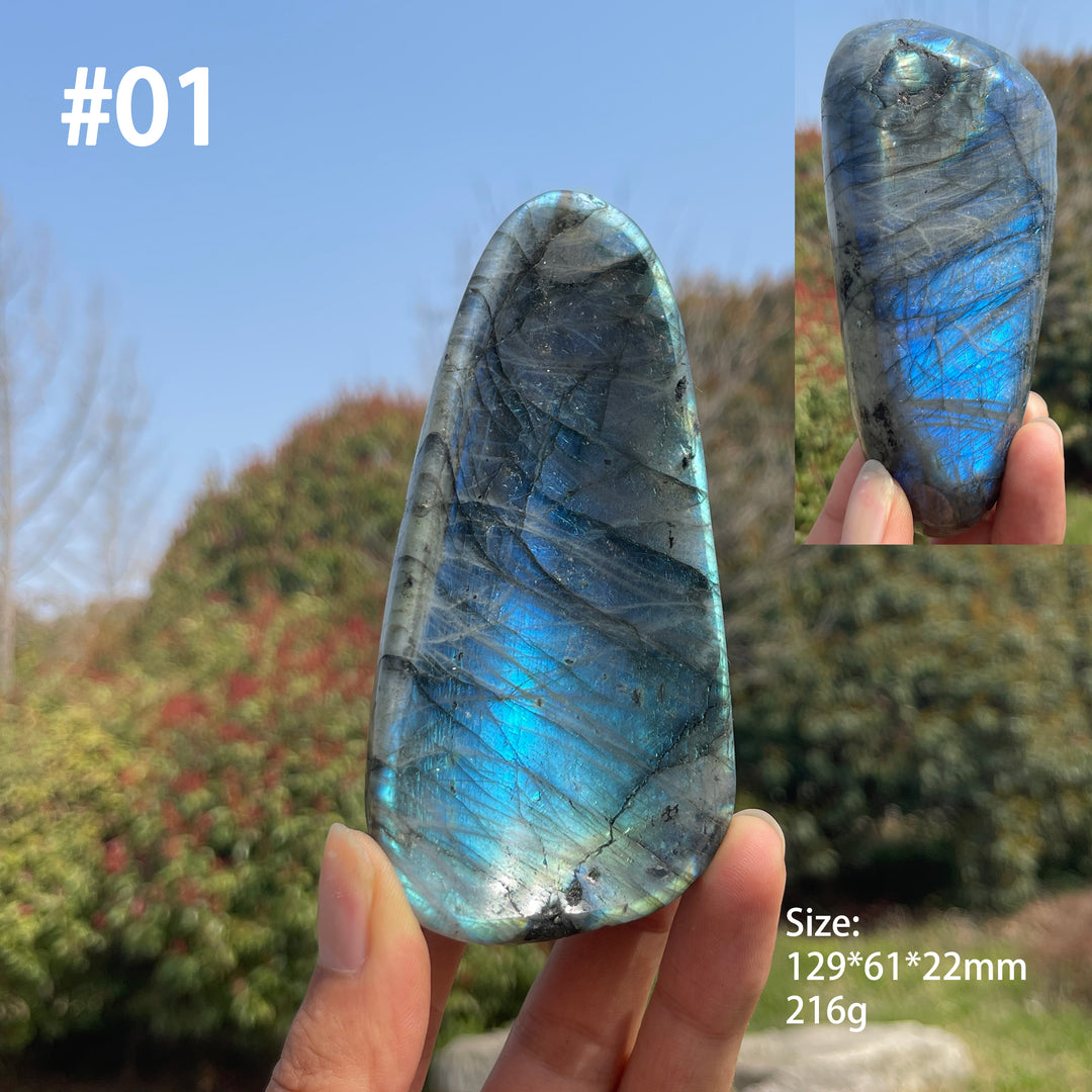 Unique,A Slightly Imperfect Crystal Natural Labradorite Bowl
