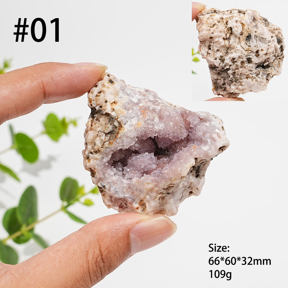 Unique,Natural Pink Amethyst Crystal Raw