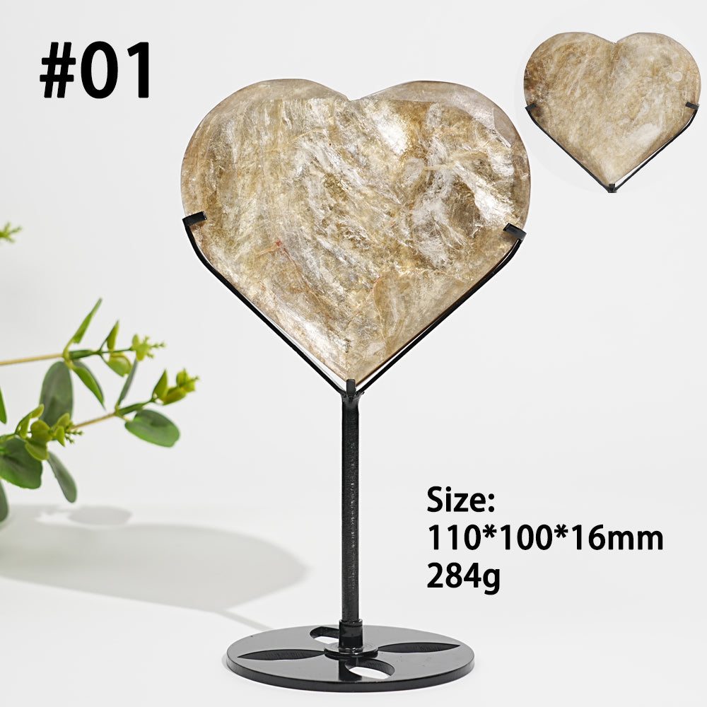 Unique,Imperfect Natural Crystal Phlogopite Heart