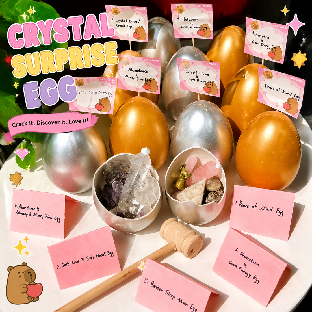 Kiki Crystal Golden Surprise Egg
