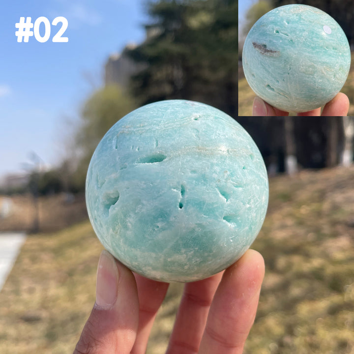 Unique,Imperfect Natural Crystal Hemimorphite Sphere