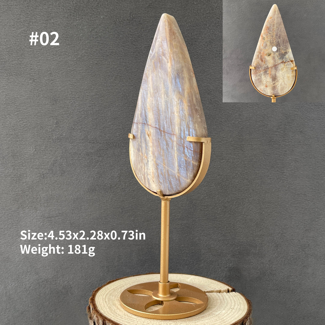 Unique,Natural Crystal Teardrop