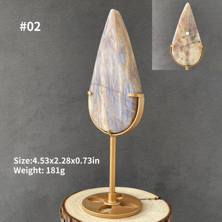 Unique,Natural Crystal Teardrop