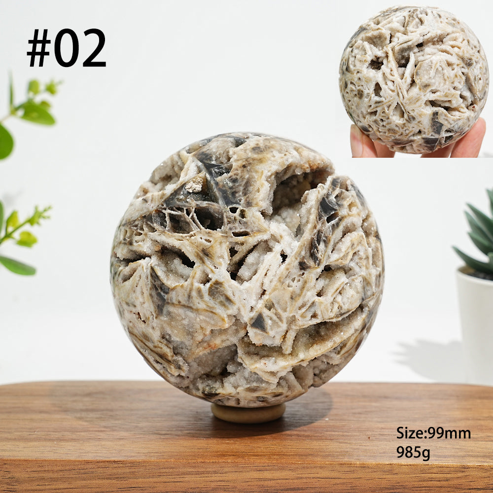 Unique,Natural Crystal Intricate Sphalerite Sphere