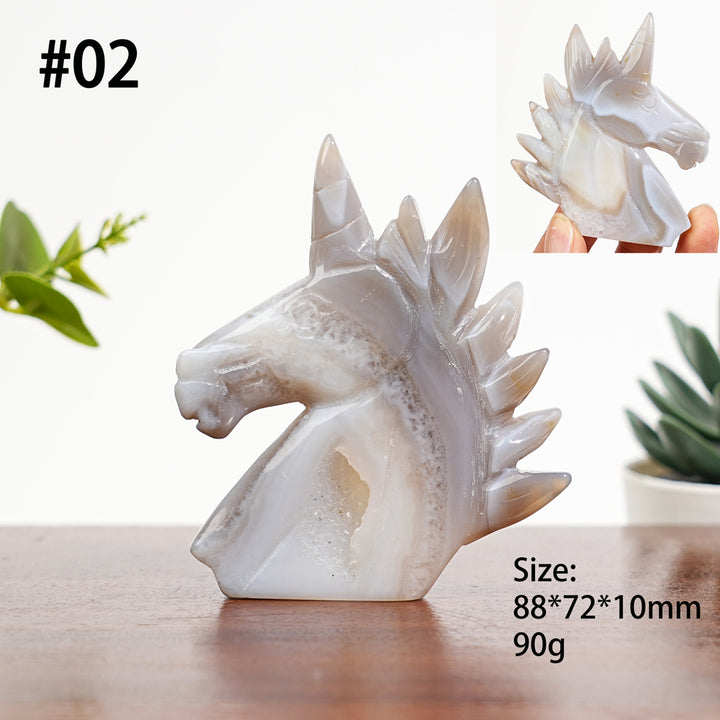 Unique, Agate Geode Unicorn