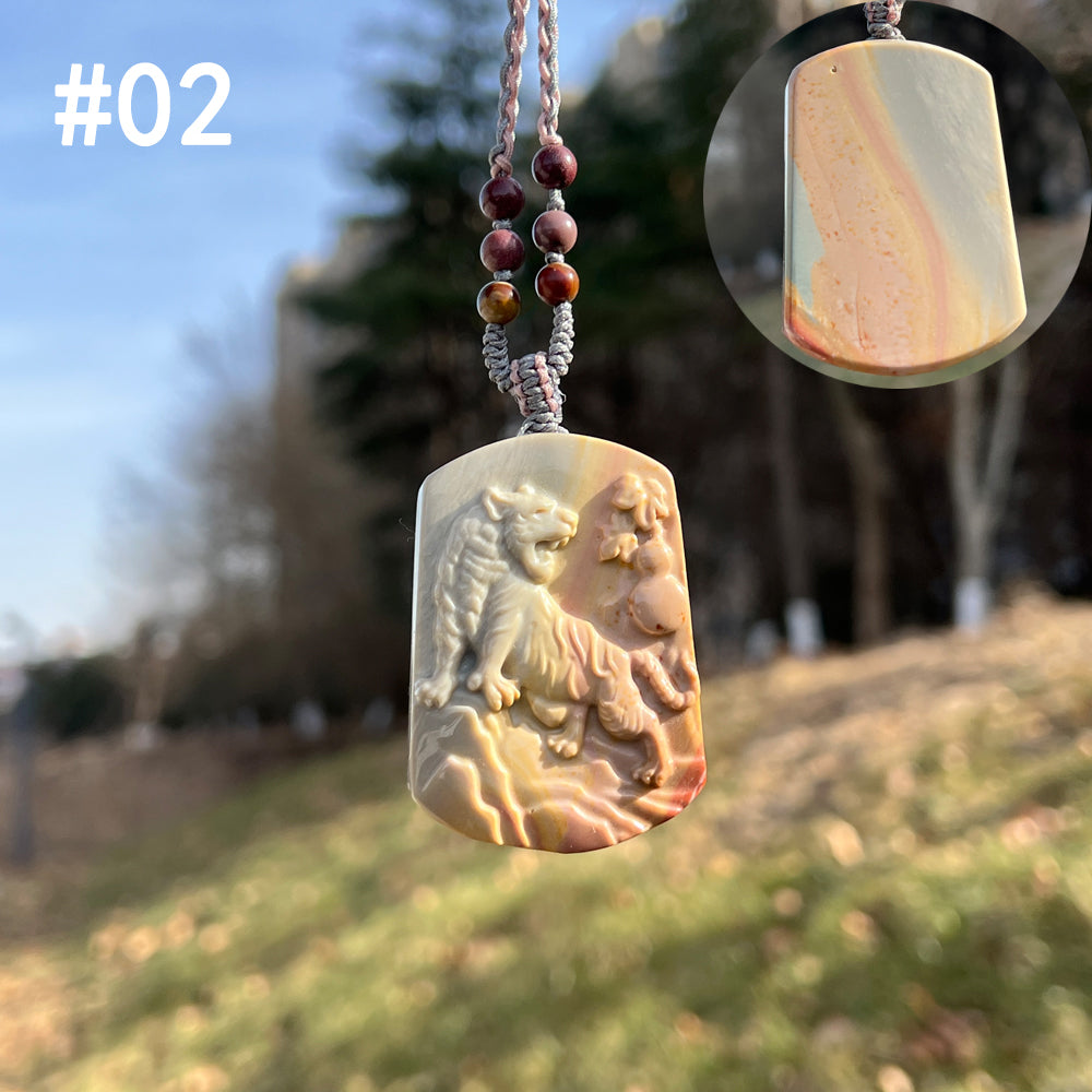 Natural Alashan Agate Pendant