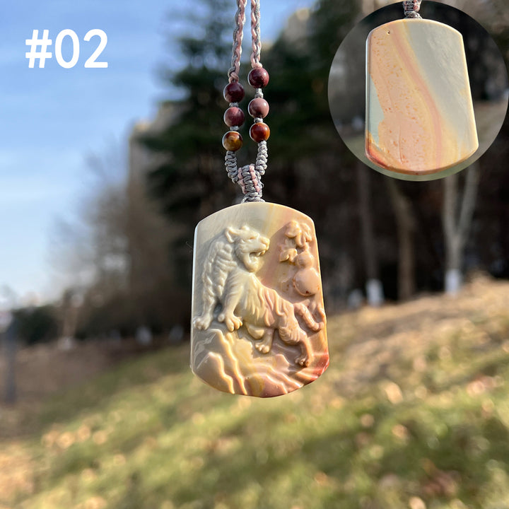 Natural Alashan Agate Pendant