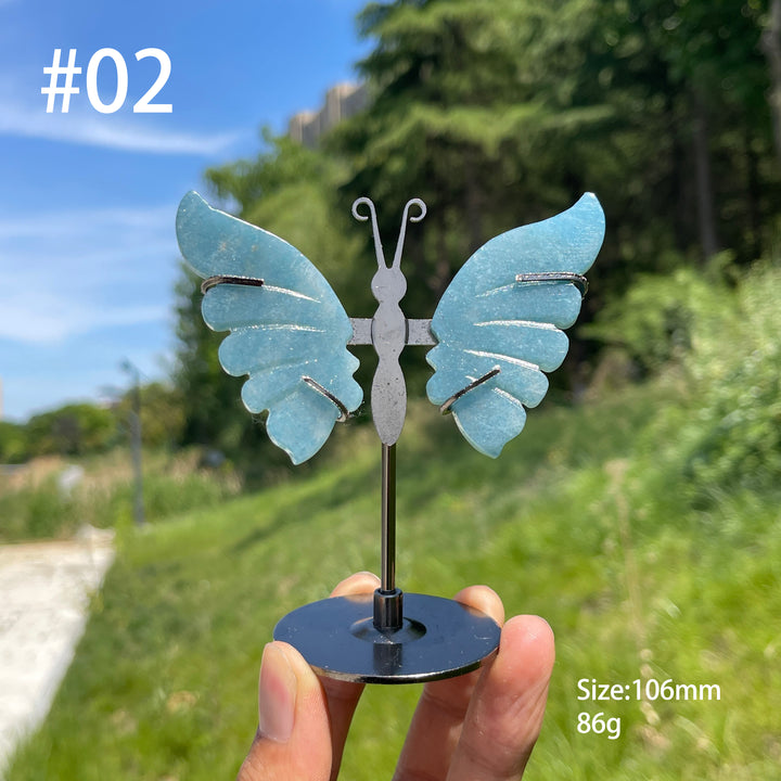 Unique,Natural Trolleite Butterfly Wings Display