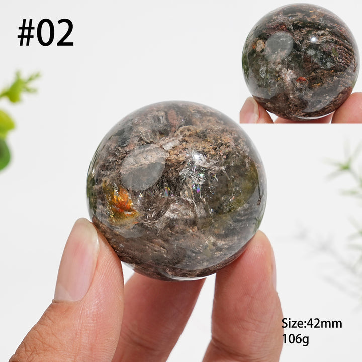 Unique,Natural Crystal Garden Quartz Sphere