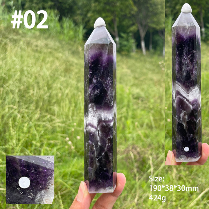 Unique,A Slightly Imperfect Natural Dream Amethyst Point
