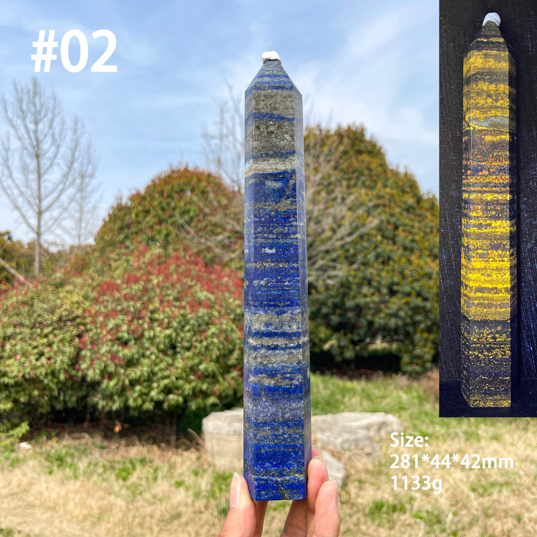 Unique,Natural Crystal Lapis Lazuli Point