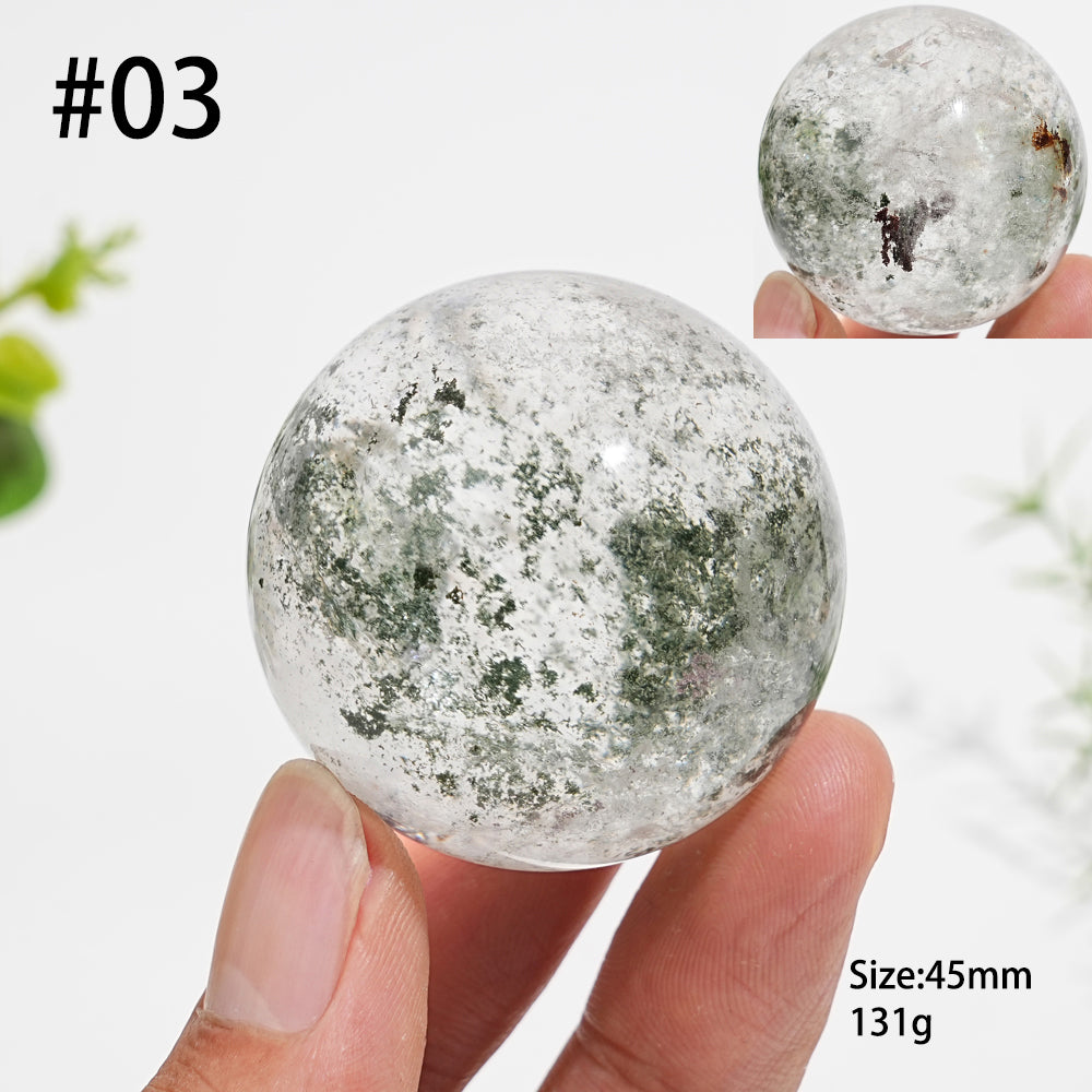 Unique,Natural Crystal Garden Quartz Sphere