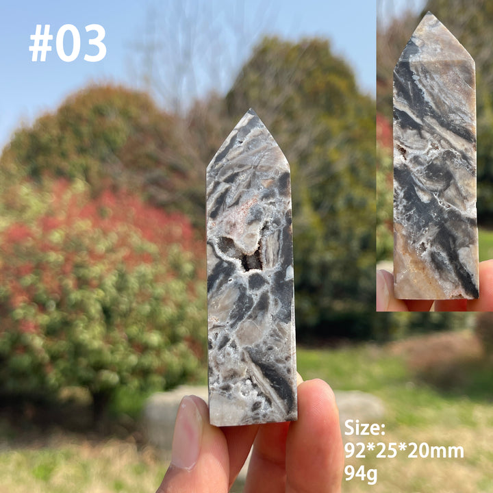 Unique,A Slightly Imperfect Natural Sphalerite Crystal Point