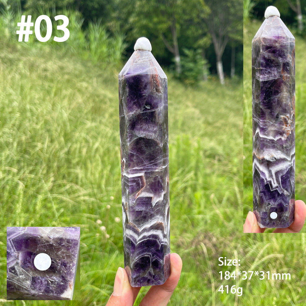Unique,A Slightly Imperfect Natural Dream Amethyst Point