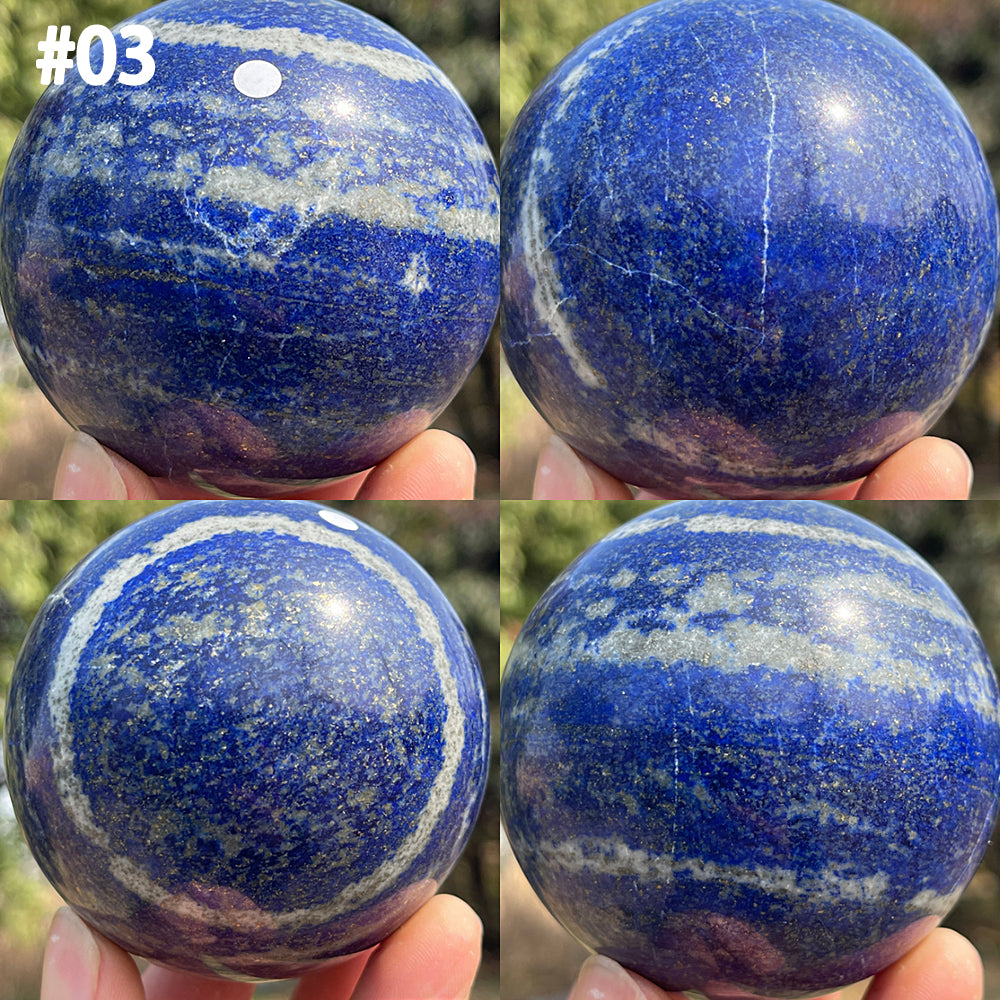 Unique,Imperfect Natural Lapis Lazuli Sphere