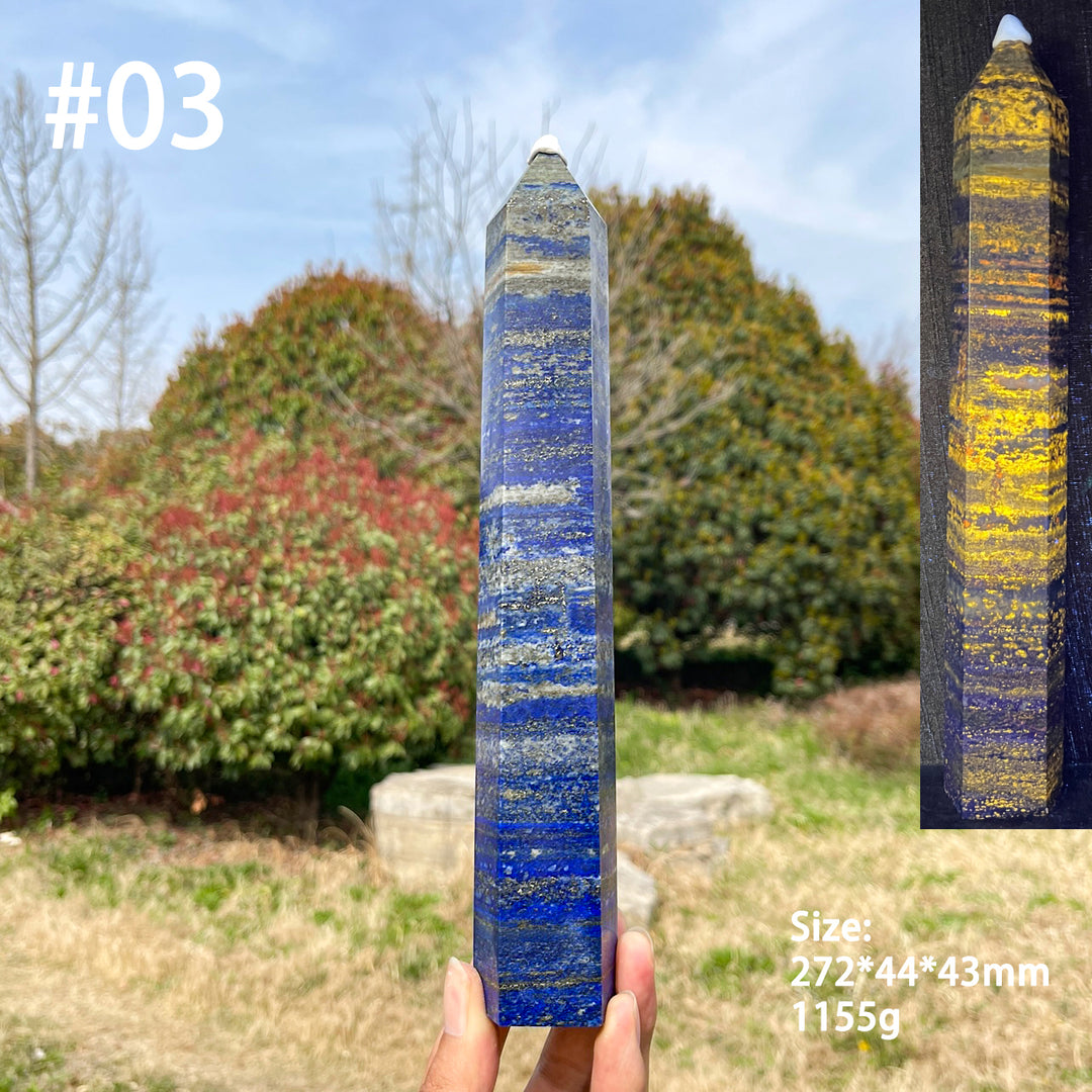 Unique,Natural Crystal Lapis Lazuli Point