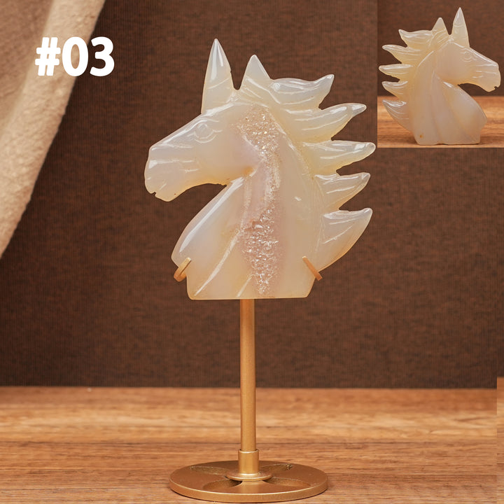 Unique, Agate Geode Unicorn