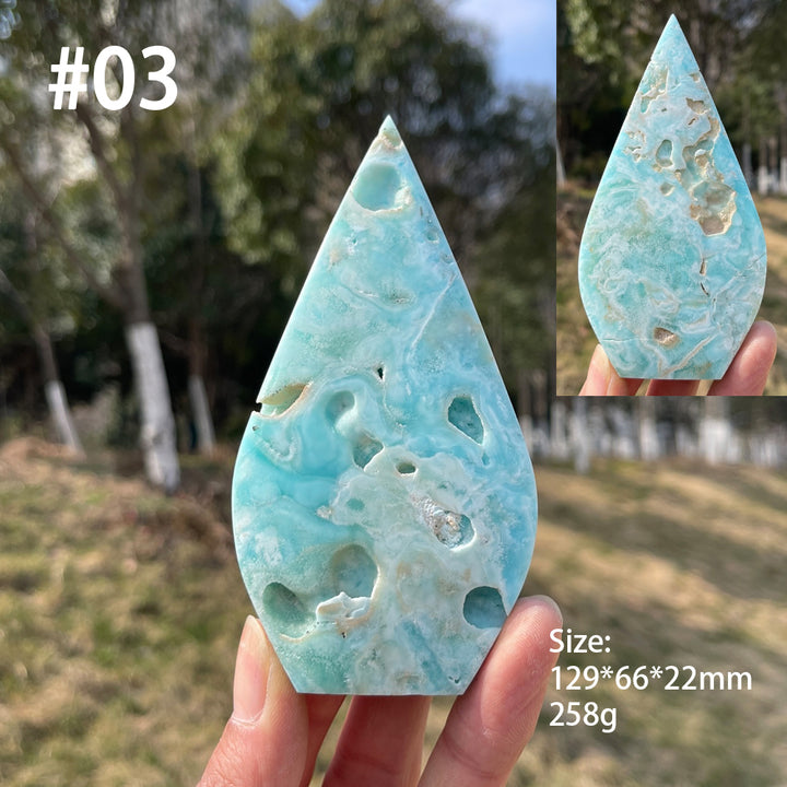 Unique,Natural Crystal Hemimorphite Teardrop