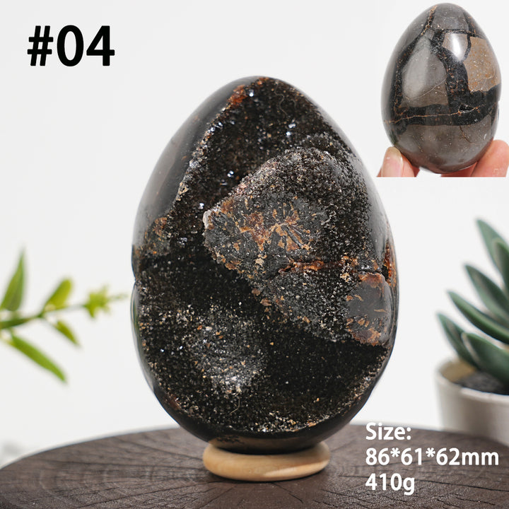 Unique,Natural Crystal Septarian Egg