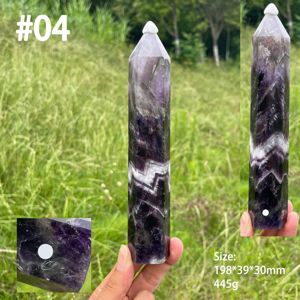Unique,A Slightly Imperfect Natural Dream Amethyst Point