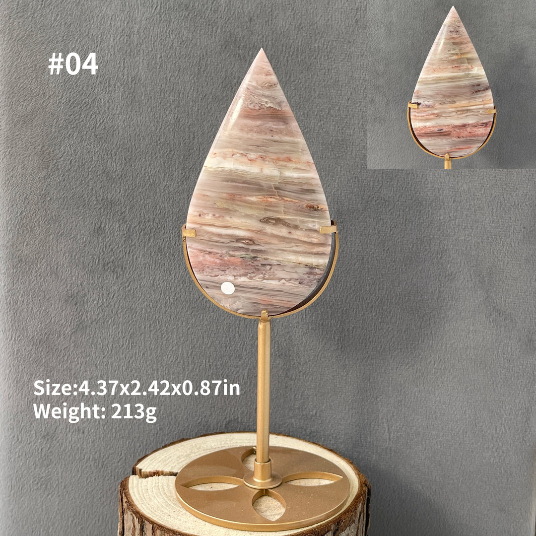 Unique,Natural Crystal Teardrop