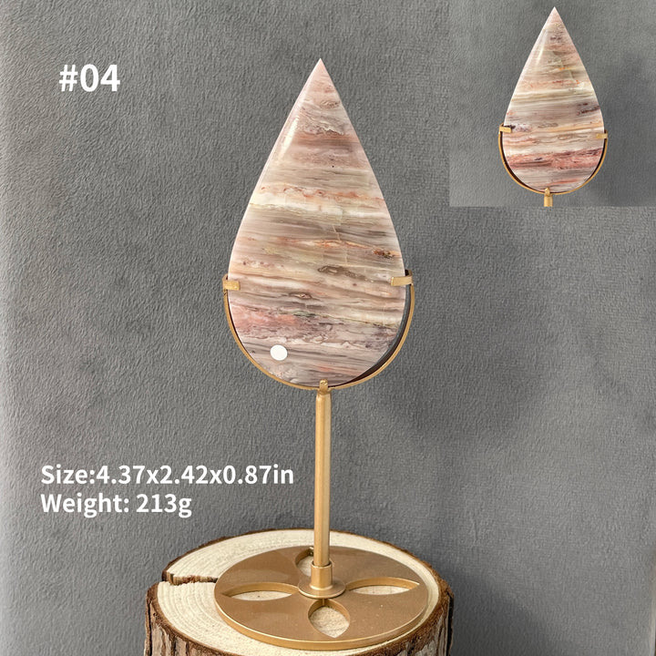 Unique,Natural Crystal Teardrop